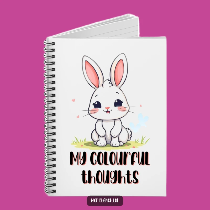 Funny Bunny Painting Notebook - Jot Down Artistic Ideas Gift!